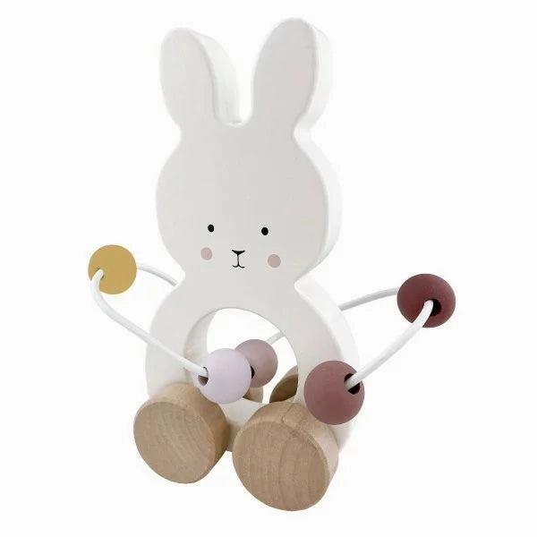 Wooden Pull Bunny - JaBaDaBaDo