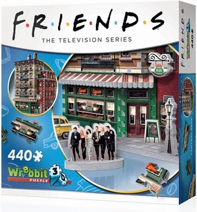 Wrebbit3D Friends Central Perk 3D Puzzle for Teens and Adults | 440 Real Jigsaw Puzzle Pieces | Not Just an Ordinary Model Kit for Adults for All Fans of The Friends TV Series