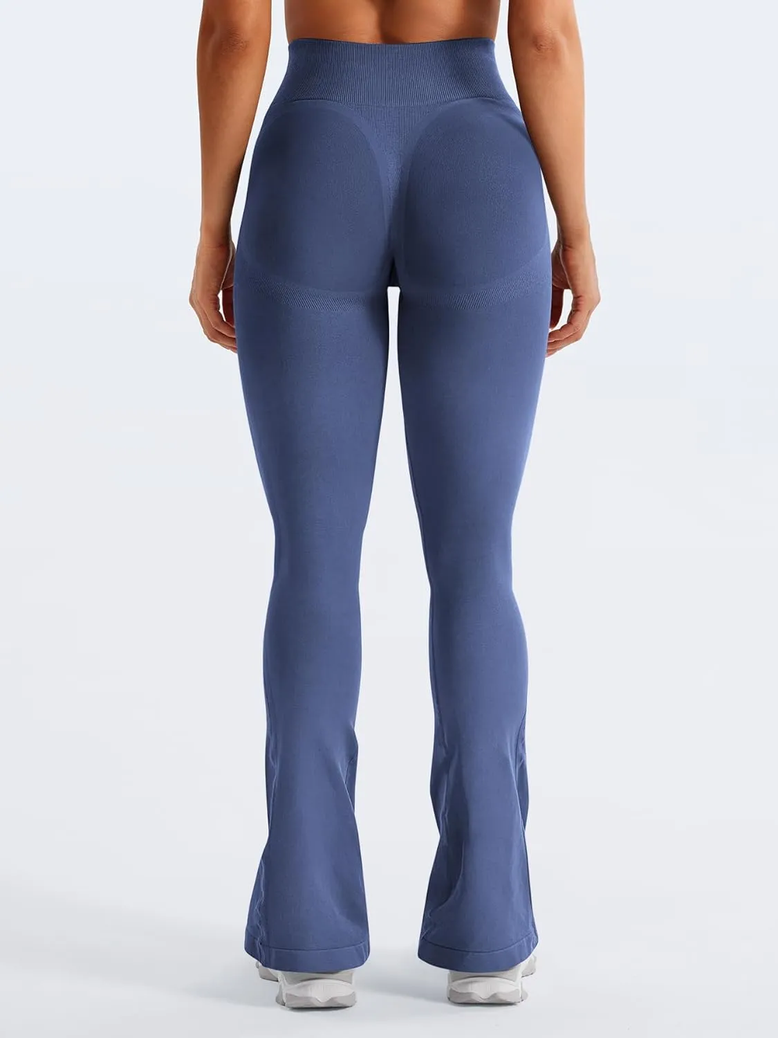 YEOREO Mini Flare Leggings Womens Workout Butt Lifting Legging Hidden Scrunch Seamless Impact Lilliean Yoga Pants