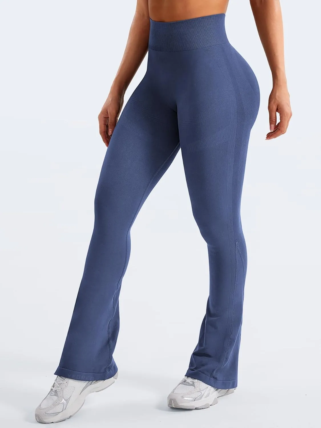 YEOREO Mini Flare Leggings Womens Workout Butt Lifting Legging Hidden Scrunch Seamless Impact Lilliean Yoga Pants