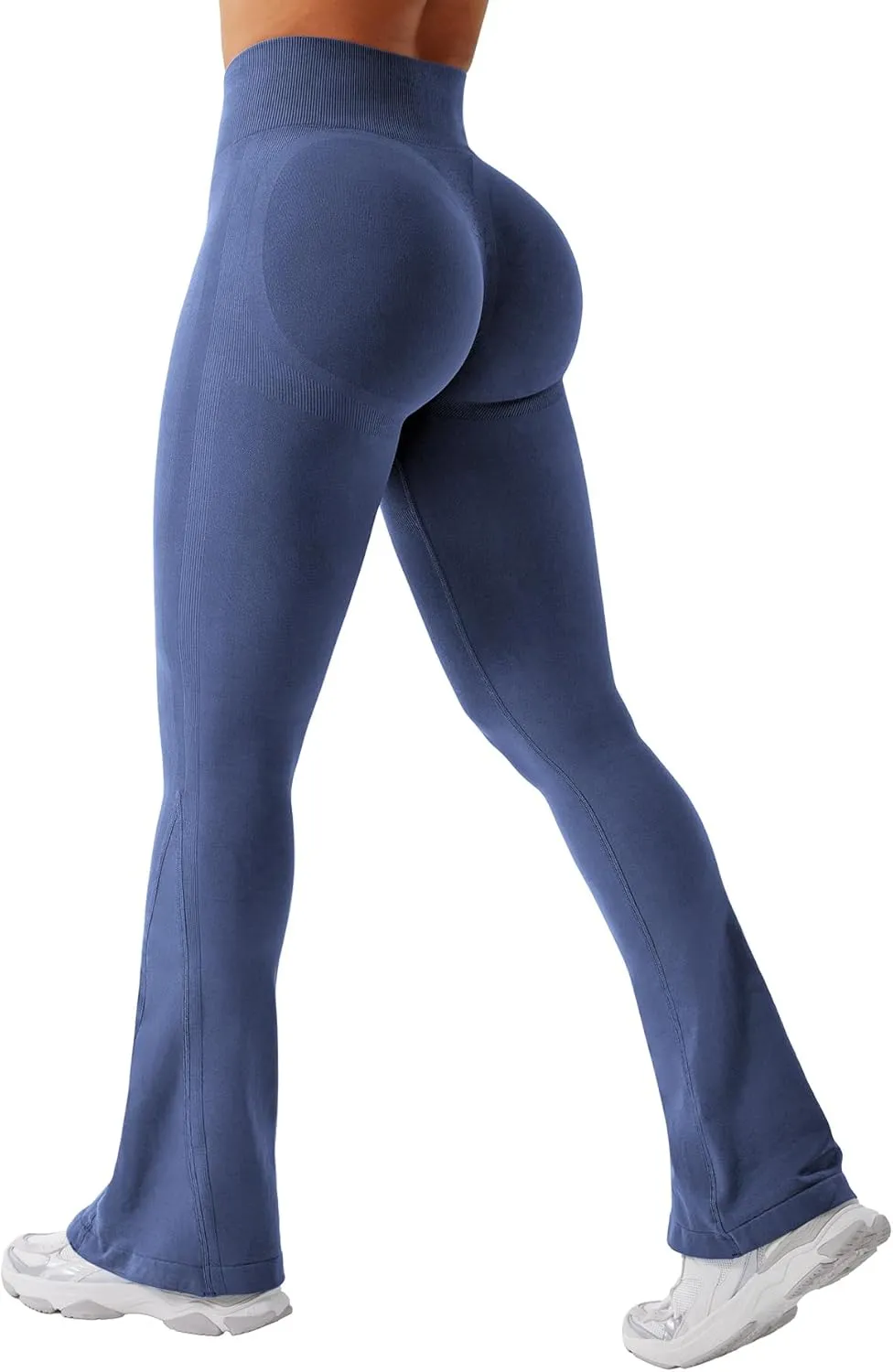 YEOREO Mini Flare Leggings Womens Workout Butt Lifting Legging Hidden Scrunch Seamless Impact Lilliean Yoga Pants