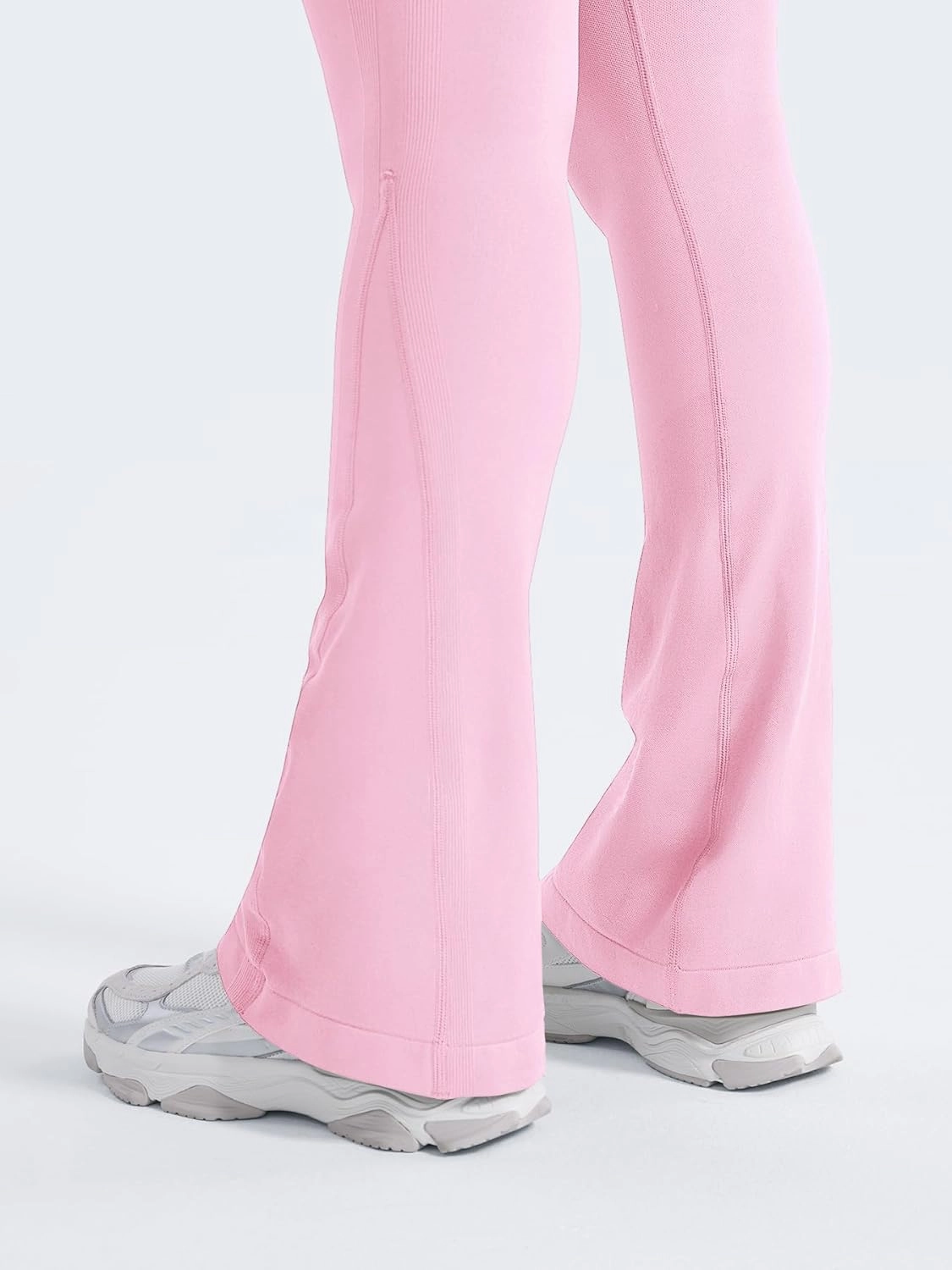 YEOREO Mini Flare Leggings Womens Workout Butt Lifting Legging Hidden Scrunch Seamless 28" / 30" Impact Lilliean Yoga Pants