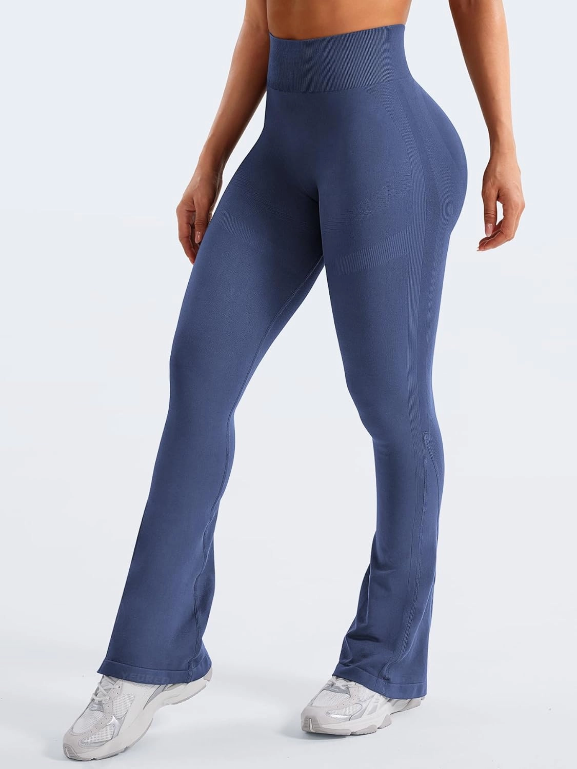 YEOREO Mini Flare Leggings Womens Workout Butt Lifting Legging Hidden Scrunch Seamless 28" / 30" Impact Lilliean Yoga Pants