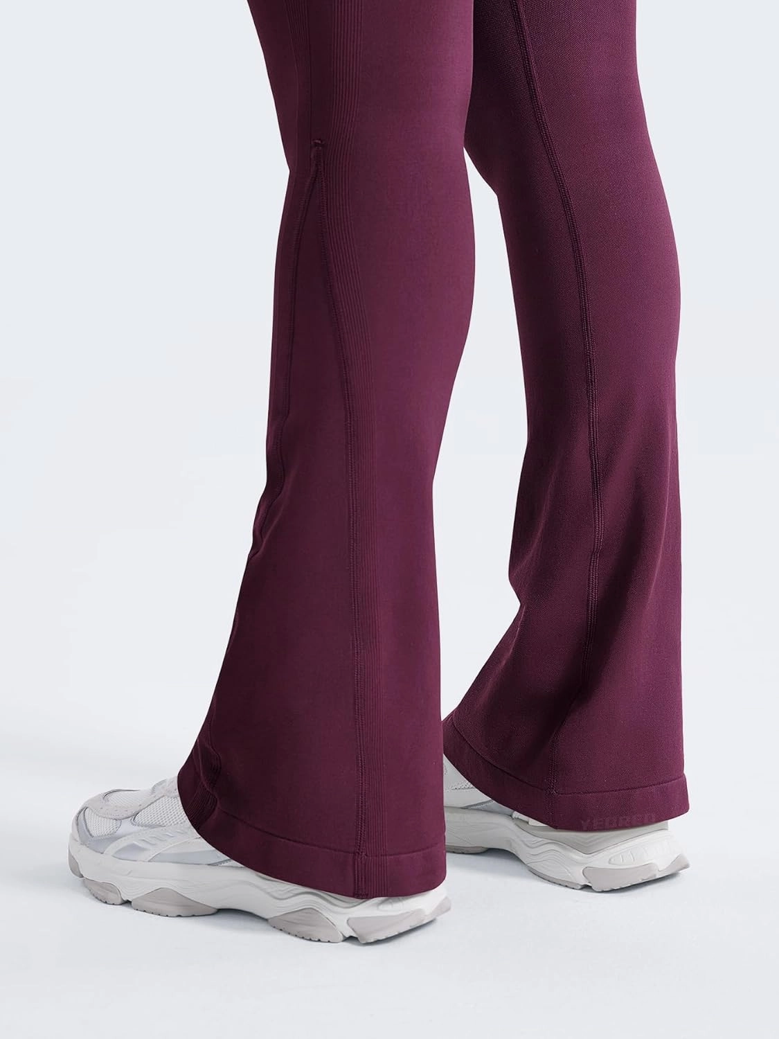 YEOREO Mini Flare Leggings Womens Workout Butt Lifting Legging Hidden Scrunch Seamless 28" / 30" Impact Lilliean Yoga Pants