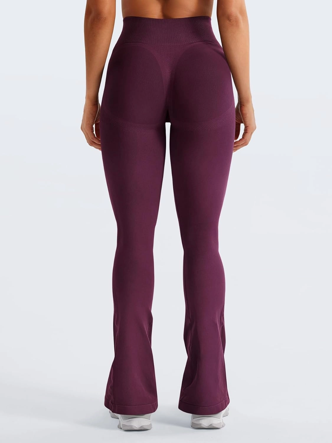 YEOREO Mini Flare Leggings Womens Workout Butt Lifting Legging Hidden Scrunch Seamless 28" / 30" Impact Lilliean Yoga Pants