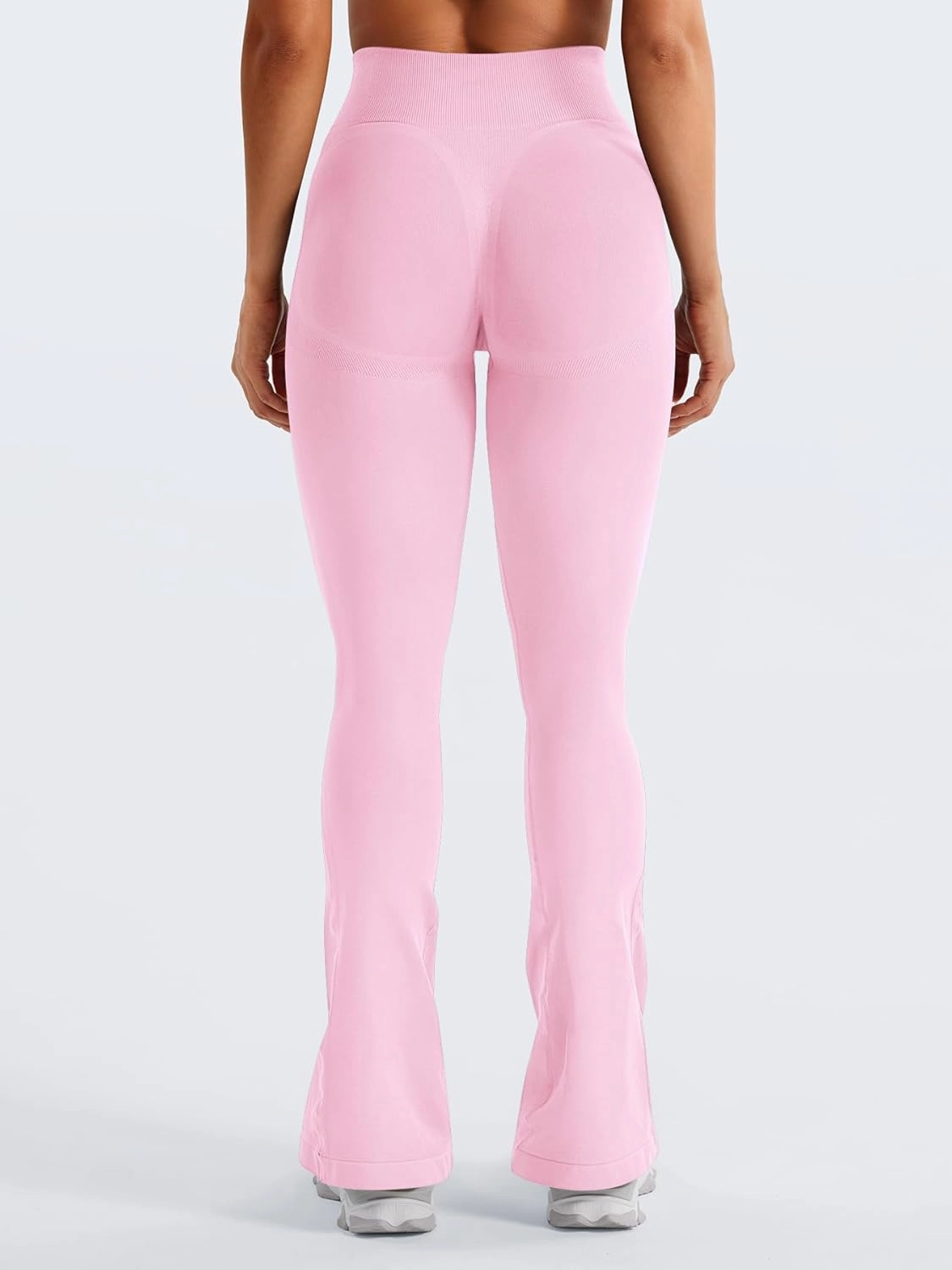 YEOREO Mini Flare Leggings Womens Workout Butt Lifting Legging Hidden Scrunch Seamless 28" / 30" Impact Lilliean Yoga Pants