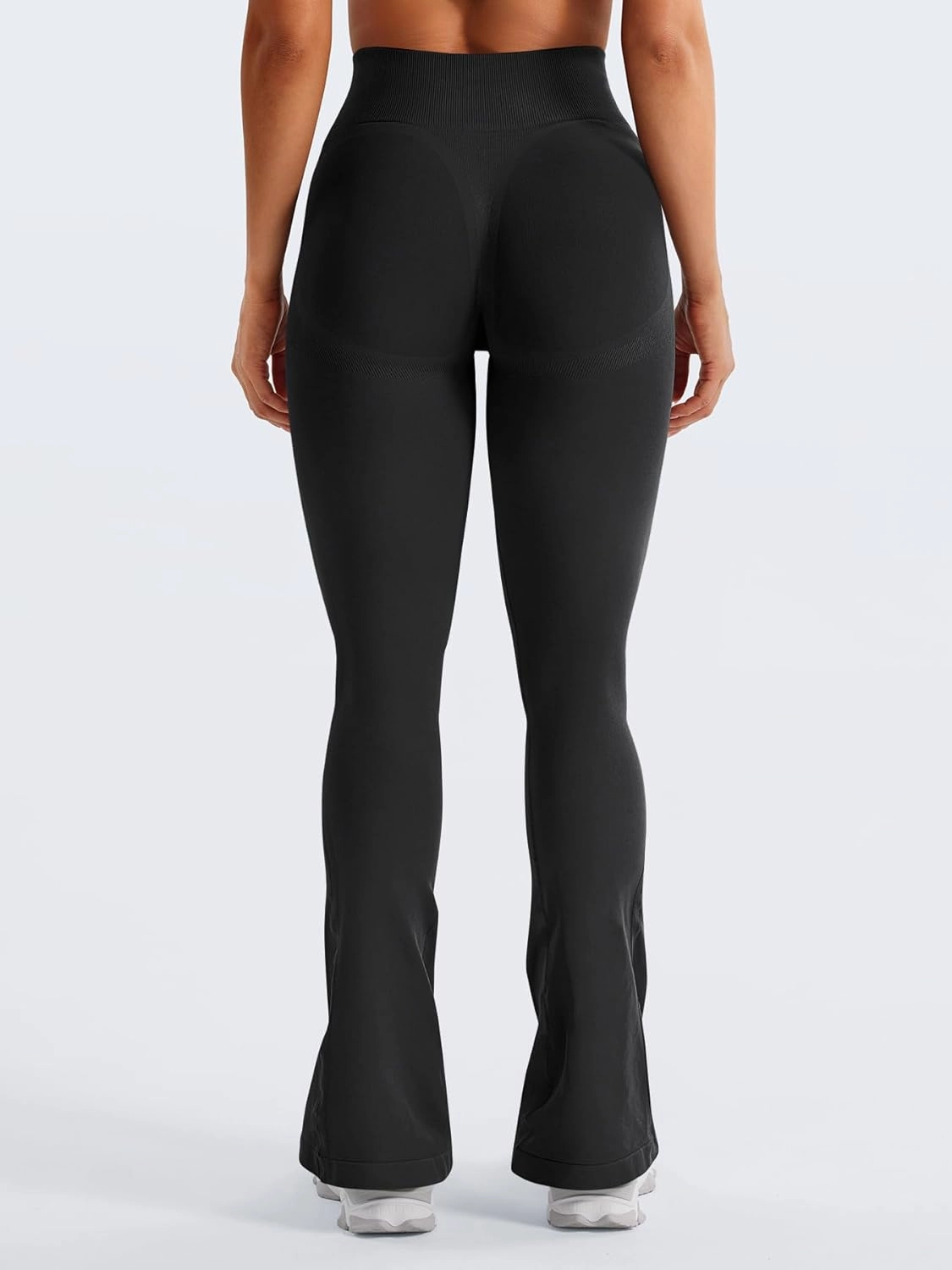 YEOREO Mini Flare Leggings Womens Workout Butt Lifting Legging Hidden Scrunch Seamless 28" / 30" Impact Lilliean Yoga Pants
