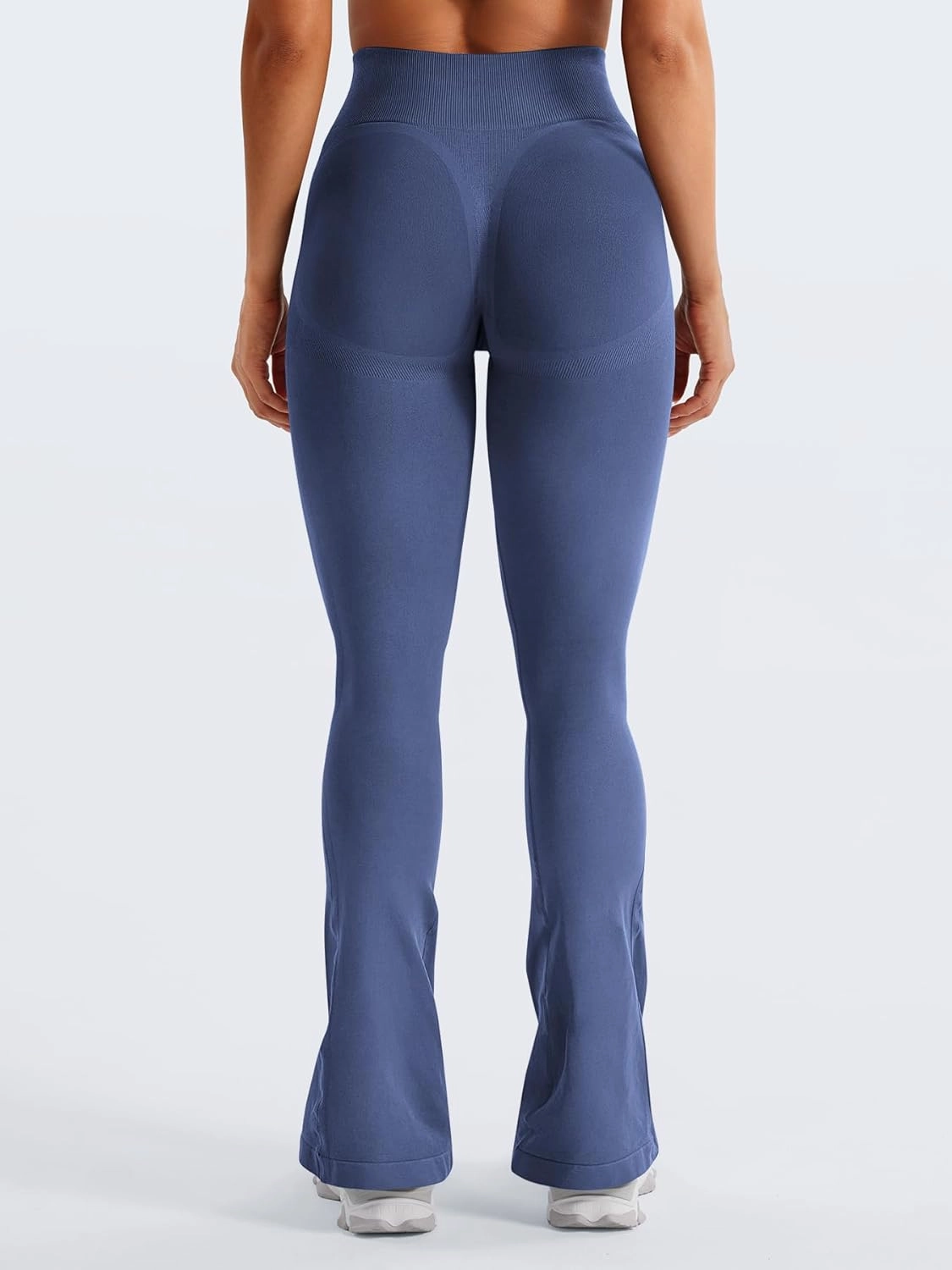YEOREO Mini Flare Leggings Womens Workout Butt Lifting Legging Hidden Scrunch Seamless 28" / 30" Impact Lilliean Yoga Pants