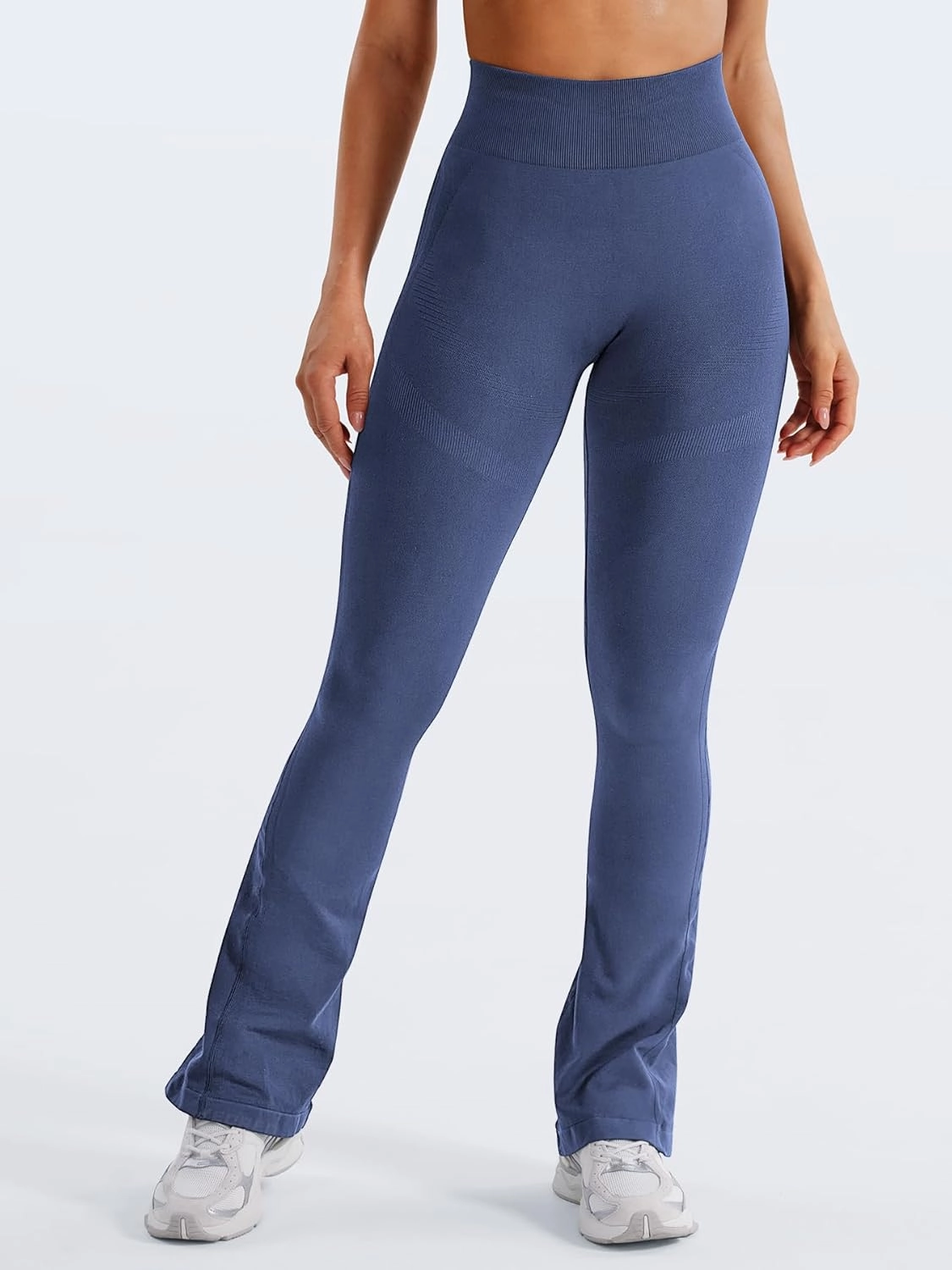 YEOREO Mini Flare Leggings Womens Workout Butt Lifting Legging Hidden Scrunch Seamless 28" / 30" Impact Lilliean Yoga Pants