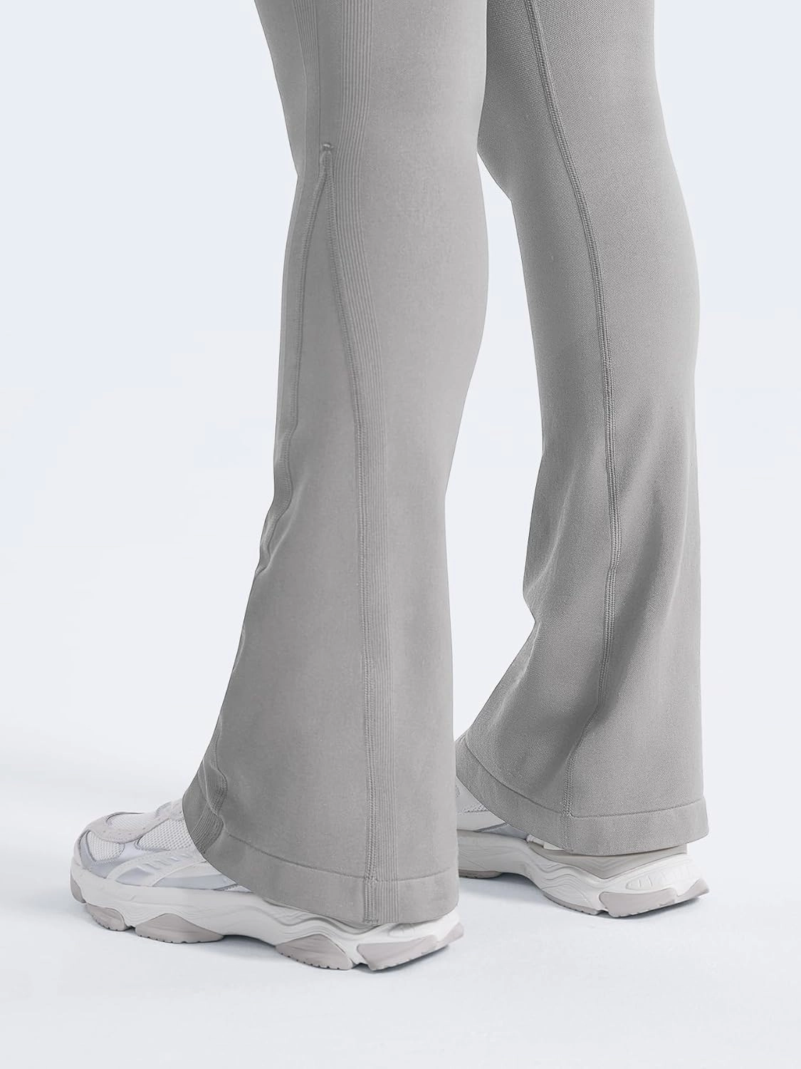 YEOREO Mini Flare Leggings Womens Workout Butt Lifting Legging Hidden Scrunch Seamless Impact Lilliean Yoga Pants