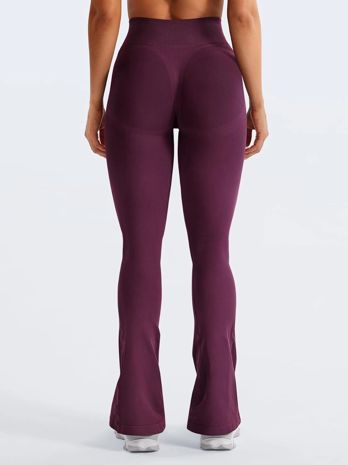 YEOREO Mini Flare Leggings Womens Workout Butt Lifting Legging Hidden Scrunch Seamless Impact Lilliean Yoga Pants
