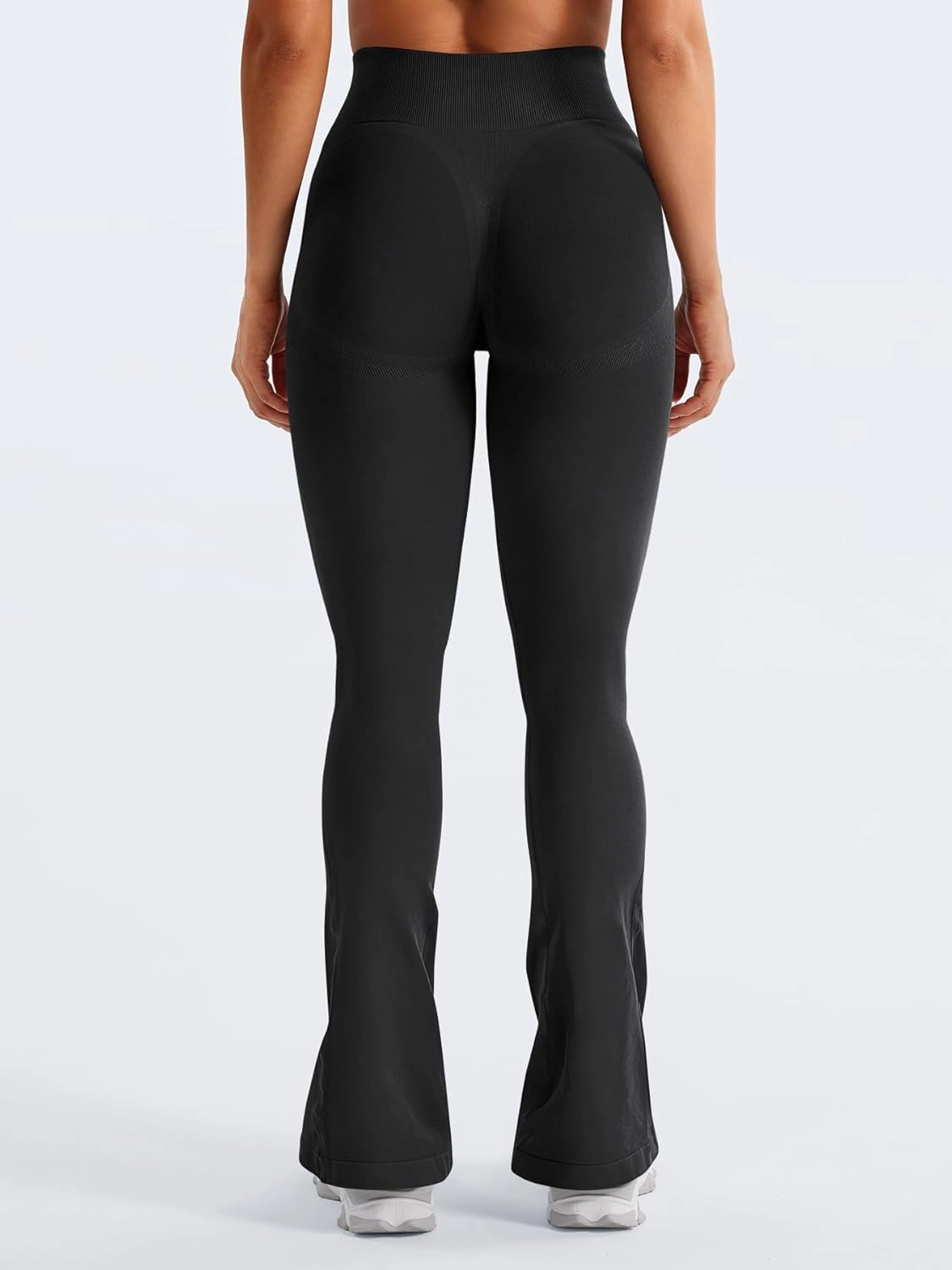 YEOREO Mini Flare Leggings Womens Workout Butt Lifting Legging Hidden Scrunch Seamless Impact Lilliean Yoga Pants