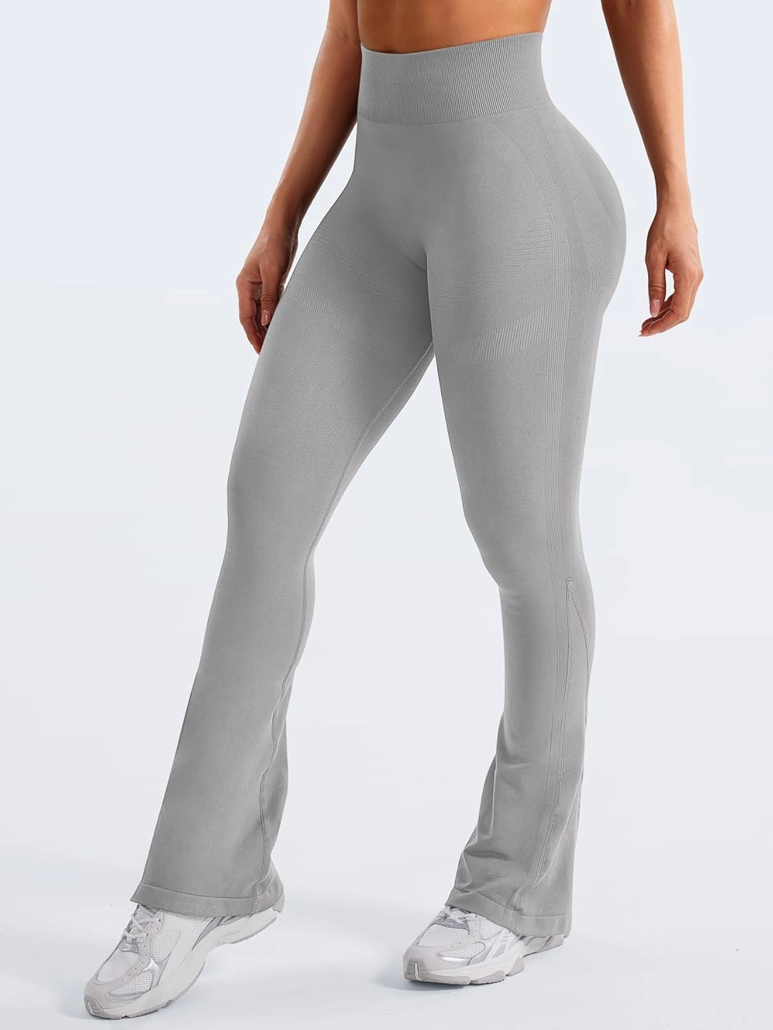 YEOREO Mini Flare Leggings Womens Workout Butt Lifting Legging Hidden Scrunch Seamless Impact Lilliean Yoga Pants