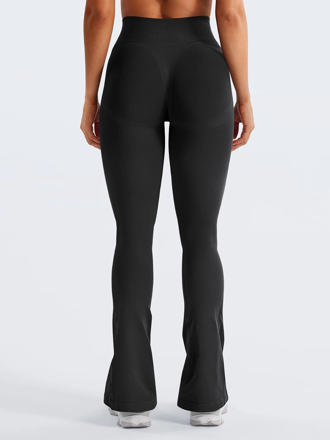 YEOREO Mini Flare Leggings Womens Workout Butt Lifting Legging Hidden Scrunch Seamless Impact Lilliean Yoga Pants