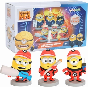 YOLOPARK Despicable Me 4 Toys,Collectible Minions Workwear Assortment Set Action Figures,3 Inch Minion Home Decorations/Model Kits, Holiday Birthday Gifts for Ages 3 and Up