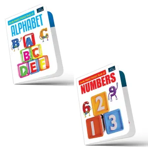 Young Minds padded book for kids - Set of 2 Books - Alphabet, Numbers