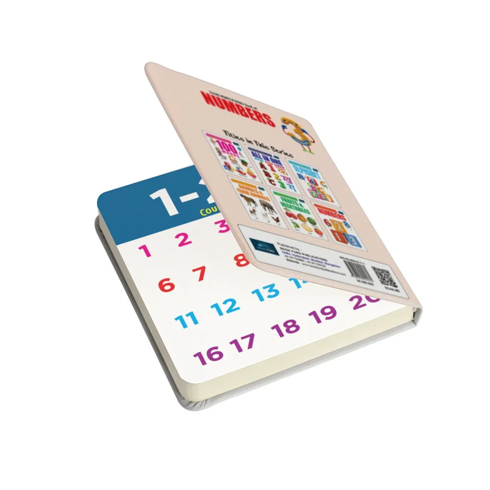 Young Minds padded book for kids - Set of 2 Books - Alphabet, Numbers