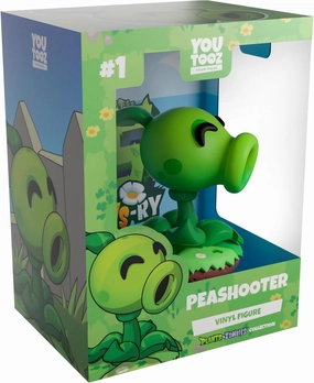 Youtooz Peashooter 3.5" Vinyl Figure – Collectible Peashooter Action Figure from Plants vs. Zombies